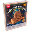 Набор для творчества Конструктор из картона. Объёмная игрушка Спящий утёнок Нг-020 LORI. 995-480