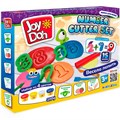 Набор для творчества Масса для лепки Joy Doh,набор NUMBER CUTTER SET-УЧИМСЯ СЧИТАТЬ,пресс формы для цифр и вычислений,19 аксессуаров,4 баночки с тестом (4 x 50 г.) NUMB-200 pot 983-109