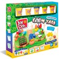 Набор для творчества Масса для лепки Joy Doh набор FARMYARD-ФЕРМА,чудо-трактор,3d формы,12 аксессуаров,5 баночек с тестом FARM-425 pot /6/ *** 987-291