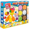 Набор для творчества Масса для лепки Joy Doh набор FRUIT SUNDAE SET-ФРУКТОВОЕ РАЗНООБРАЗИЕ,доп. пресс-формы,18 аксессуаров,6 баночек с тестом FRUT-168 pot /12/ *** 987-276