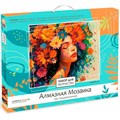 Набор для творчества Алмазная мозаика на подрамнике 30*40 см полная выкладка Цветочная фантазия 09186 993-537