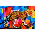 Набор для творчества Алмазная мозаика 30х40 см Радужный леопард НД-8596 989-933