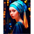 Набор для творчества Алмазная мозаика 40х50 см Жемчужная серьга НД-0633 983-043