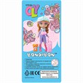 Игра Куколка 11,5см OLY- путешественница c одеждой,аксессуарами,подставкой и медвежонком 45006. 993-214