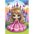 Набор для творчества Картина по номерам на холсте 20*30 см Маленькая принцесса Рхд-046 Lori 995-292