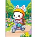 Набор для творчества Картина по номерам для малышей 20х30 Зайчик в парке Ркн-133 Lori 995-285