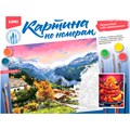 Набор Для Творчества Картина по номерам на картоне 28,5*38 см Фруктовый торт Кпн-293 Lori 993-226