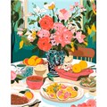 Набор Для Творчества Картина по номерам на картоне 40*50 см Завтрак Кпн-404 Lori 993-231
