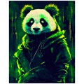 Набор для творчества Роспись по холсту 40*50см Модная панда ХК-6866 987-897