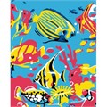 Набор для творчества Роспись по номерам 40*50 см Рыбки в океане  E145 776-584