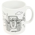 Набор для творчества Кружка для росписи СИНИЙ ТРАКТОР МУЛЬТИ АРТ MUG-ST 987-915