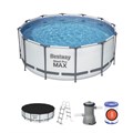 Бассейн каркасный круглый Steel Pro MAX 366*122 см 3 аксесс. 56420 193-326