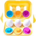 Игра логический сортер Яйца Фигуры и формы 6 шт 70082 936-825