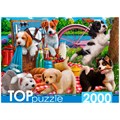Пазл 2000 Щенки на пикнике П2000-0741 932-078