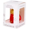 Елочное украшение Варежка красный h-6 см ФУ-172/1 150-881