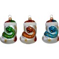 Елочное украшение Игрушка (змея на валенке) С838 151-821