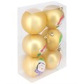 Ел.набор Шары золото 8см 6 шт FG250327410C-1 752-257