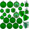 Елочный набор Шары зеленый 4-5-6 см 23шт. в кор. E-48606GN 151-910