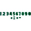 Набор цифр и знаков (Н=3,5см) 844 /20/ 110-258
