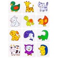 Лото для малышей Зверята 4 карточки, 24 фишки Baby Toys 05613 810-414