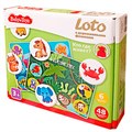 Лото с деревянными фишками Кто где живет? Baby Toys 04925 712-610