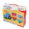 Игра Учимся и играем.Синий трактор.Учим алфавит и цвета ИН-6143 BRIGHT KIDS 711-581