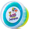 Слайм Зефирка 500 гр ДВА цв. синий и желтый 00621/ П-ЖС-З-500 148-680