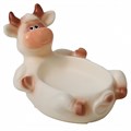 Резиновая мыльница Бык белый В3994 547-101