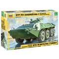 Сборная модель 3587 Советский БТР-70 с башней МА-7 141-885