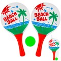 Теннис пляжный 141V-673 18,5*33*0,5cm, цвет микс 353-365