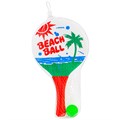 Теннис пляжный 141V-673 18,5*33*0,5cm, цвет микс 353-365