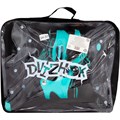 Ролики Dvizhok р. L 38-41 раздвиж., свет 1 колеса, черно-мятный 141V-671-3 353-428
