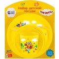 Набор детской посуды Три Кота (тарелка, миска, стакан и ложка) LA512812551 169-952