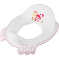 Накладка детская на унитаз с декором МАЛЫШАРИКИ Розовый 431336805. 270-999