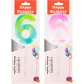 Свеча для торта Цифра 6 в ассорт. FG240525064L-7 561-608