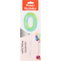 Свеча для торта Цифра 0 в ассорт. FG240525064L-1 561-602
