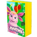 Пакет Чудо праздник матовый Лунтик ml, 22*31*10 см 371811 560-196