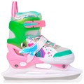 Коньки раздвижные  рM: 34-37 розово-бирюзовые 141V-552 266-551