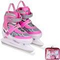 Коньки раздвиж Dvizhok р.M: 34-37 розовые 141V-549 266-545