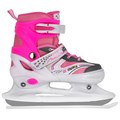 Коньки раздвижные Dvizhok р.S 30-33 розовые 141U-278 266-237