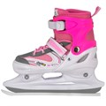 Коньки раздвижные Dvizhok р.S 30-33 розовые 141U-278 266-237
