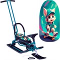 Снегокат 111 SNOWKAT Mobile Котик с Т-образным толкателем 266-409