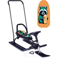 Снегокат 140 SNOWKAT Go Go Ice raccoon с П-образным толкателем 266-352
