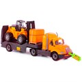 Автомобиль Майк трейлер+автокар+Конструктор 55705 П-Е /1/ 103-664