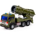 Автомобиль Сити с зенитно-ракетной установкой инерционный со светом и звуком в коробке 95329 П-Е 302-262
