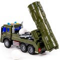Автомобиль Сити с зенитно-ракетной установкой инерционный со светом и звуком в коробке 95329 П-Е 302-262