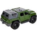 Автомобиль Джип Альфа Военный патруль с тентом, хаки И-8926 203-315