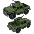 Автомобиль Джип Альфа Военный без тента, хаки И-8921 203-312