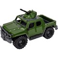 Автомобиль Джип Альфа Военный без тента, хаки И-8921 203-312