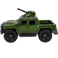 Автомобиль Джип Альфа Военный без тента, хаки И-8921 203-312
